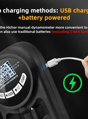 Grip Strength Tester 265Lbs/120Kg Digital Hand Dynamometer G