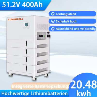 Vollst?ndige LiFePO4-Solchl?sung 51,2V 400Ah 500Ah 48V