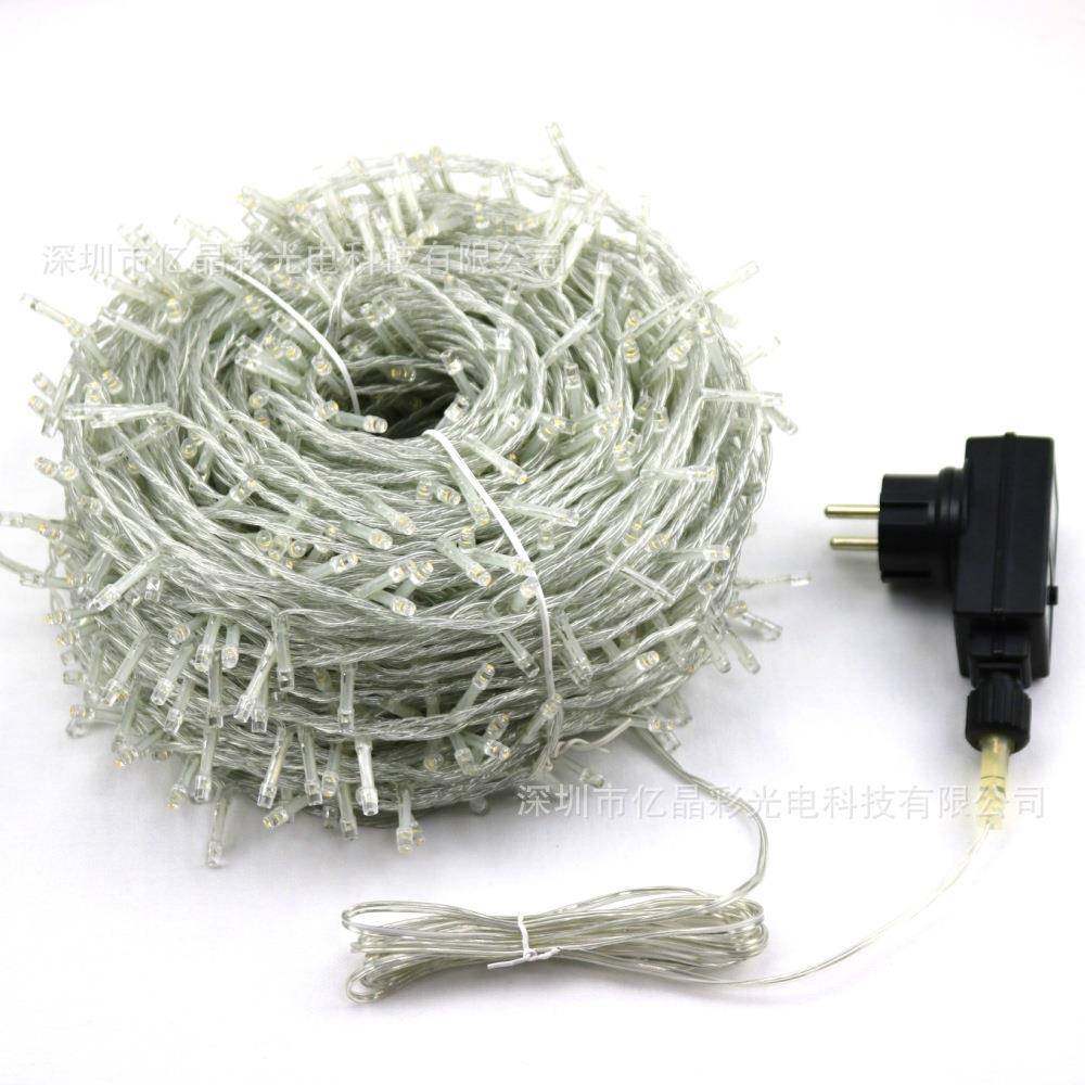 美规UL低压灯串安全户外装饰小彩灯50米 500灯 100米1000星星灯串