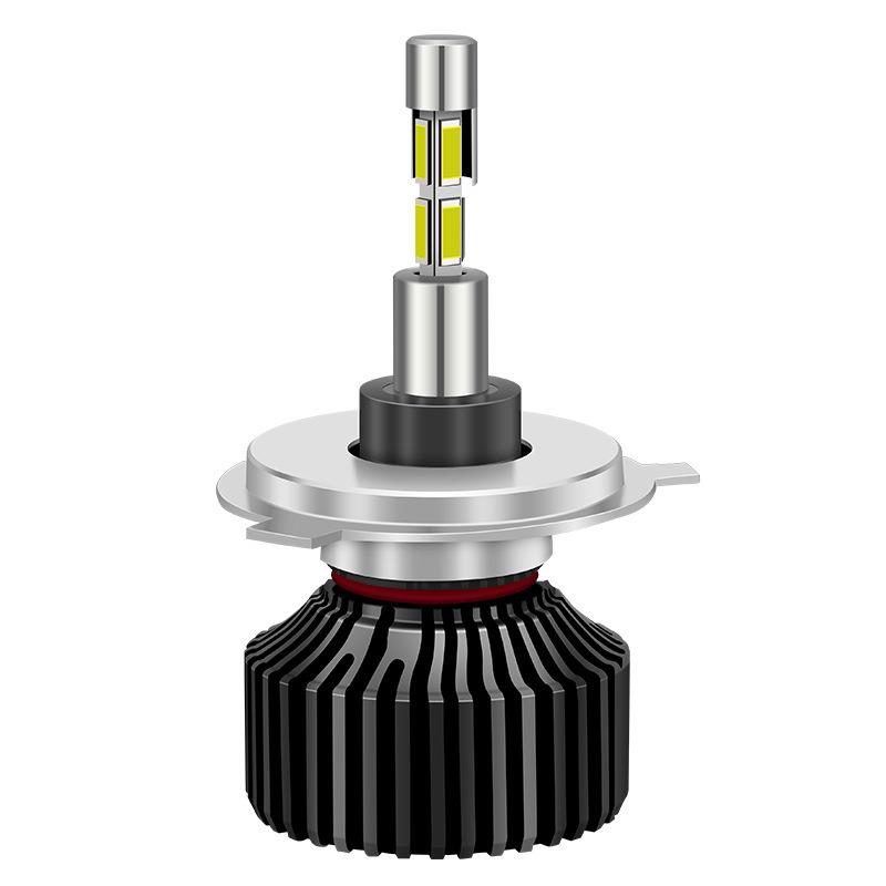 2024新款360度四面发光H4汽车LED车灯聚光设计H4远近一体超大功率