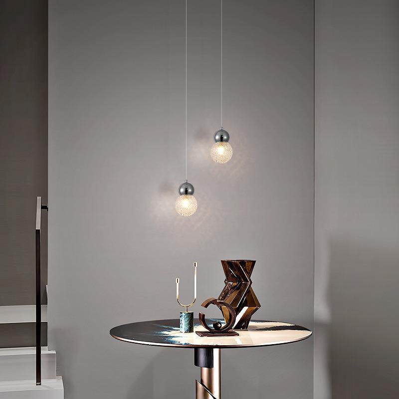 2022年新款卧室客厅电视背景墙床头小吊灯楼梯创意设计师led灯具