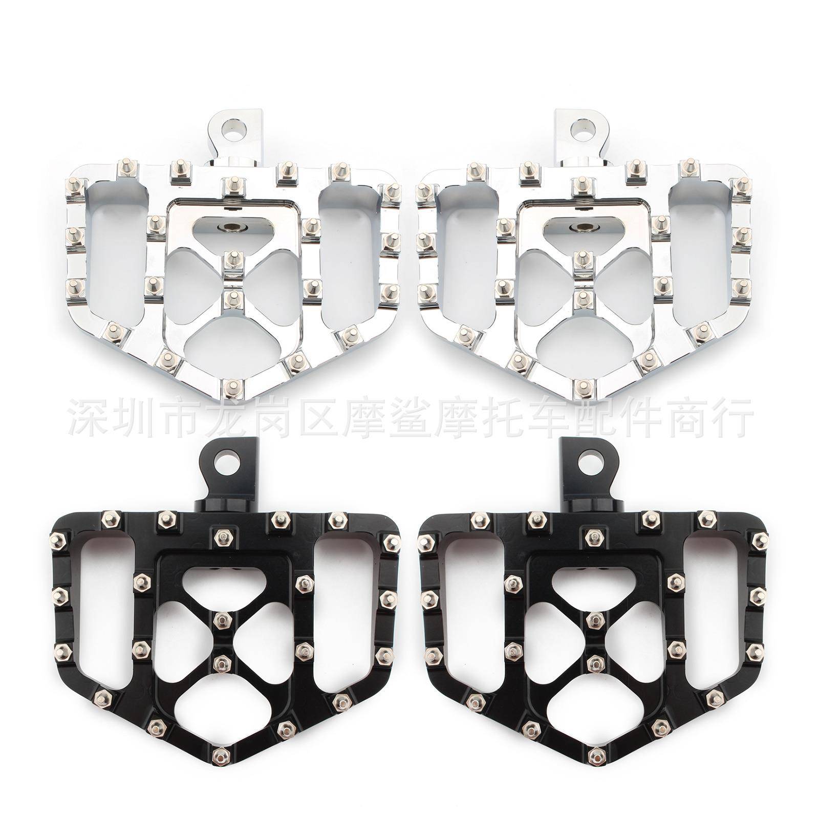 适用哈雷XL883 1200 X48软尾滑翔改装配件脚踏板脚蹬前置后置脚踏