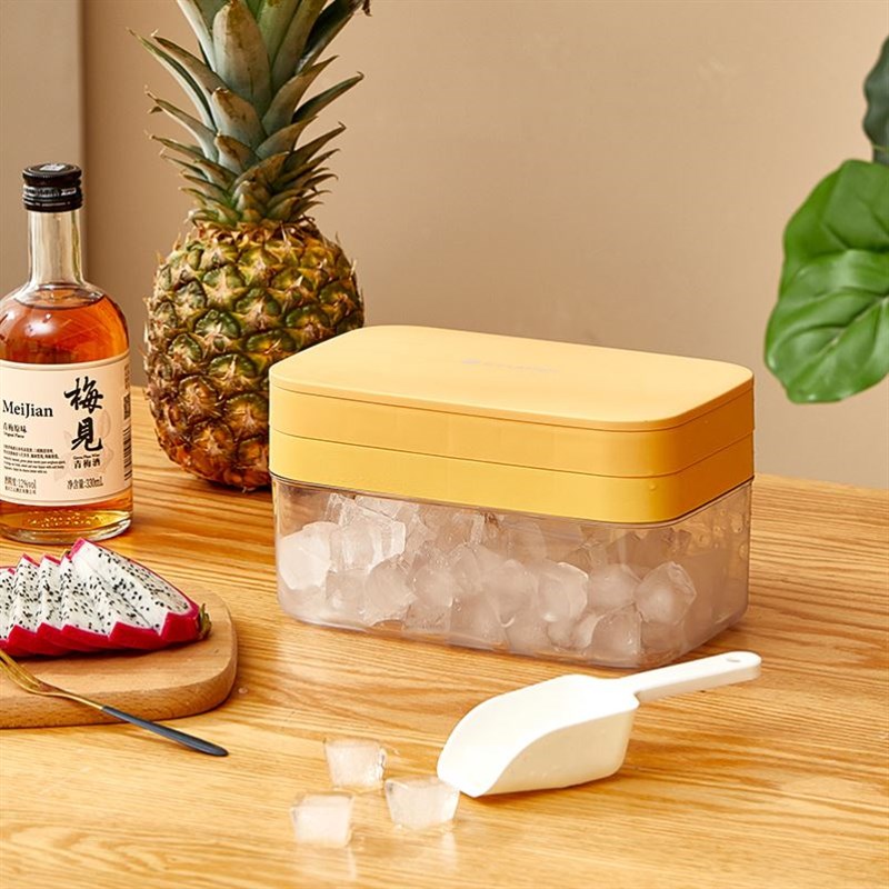 Ice Cube Tray ice ball maker Silicone Mold ice storage box