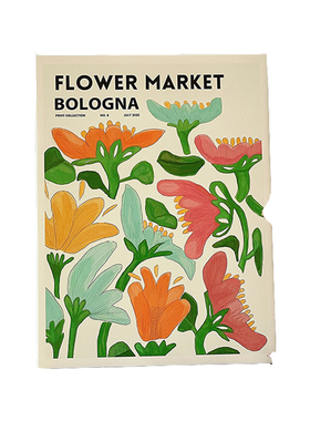 北欧风小众装饰画电视柜摆件法式复古花朵卧室床头画桌面装饰品