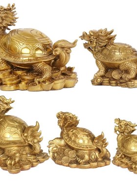 杨铜记 铜龙龟摆件 工艺品 厂家 铜八卦龙龟