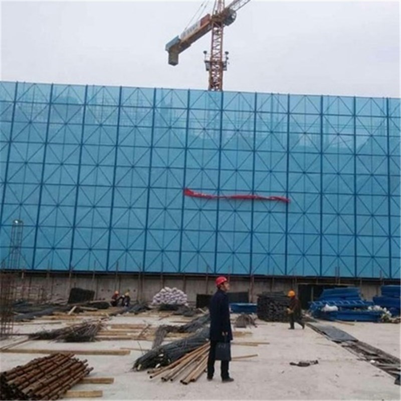 现货速发建筑爬架网工地盖楼网格外围安全防护网户外钢板网冲孔网