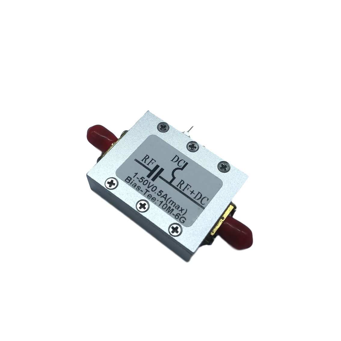 偏置器 同轴馈电 Bias Tee 10MHz-6GHz　低插损 射频隔直器