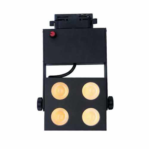 LED方形轨道灯 博物馆画廊橱窗展示灯20W 40w60w80w四线轨道灯