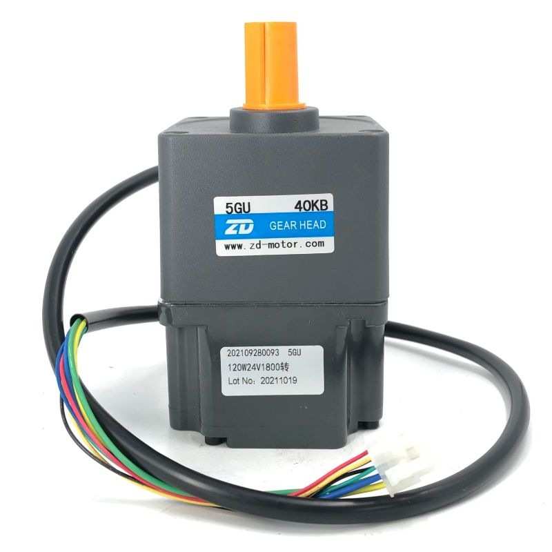 Z5BLD120-24GU-18S-5GU40KB中大ZD直流无刷齿轮减速电机120W24V