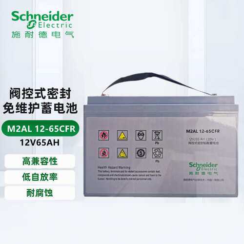 APC铅酸免维护蓄电池M2AL12-65CFR 12V65AH UPS通信设备光伏储能