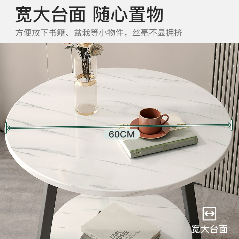 边几小桌子轻奢小茶几卧室迷你角几小圆桌欧式小茶几客厅边桌.