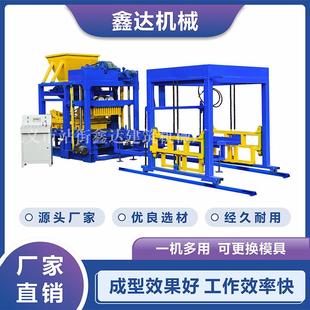 全自动制砖机跨境出口水泥砖制砖机建筑垃圾免烧砖机