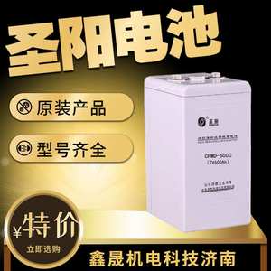 圣阳免维护蓄电池GFM-600C 2V600AH 通信5G基站 UPS电源EPS电瓶