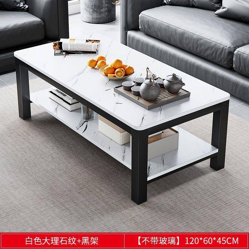 【折扣价】岩板茶几客厅家用2025新款茶台现代极简阳台小型茶桌双