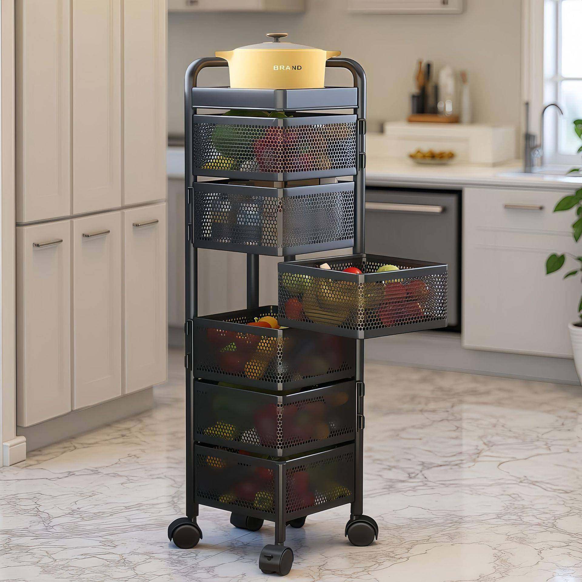 【折扣价】厨房圆形旋转果蔬菜落地置物架可移动可拆卸免安装储物,鲜花速递/花卉仿真/绿植园艺,其它园艺用品,淘宝优惠券,粉丝福利购,淘宝优惠卷