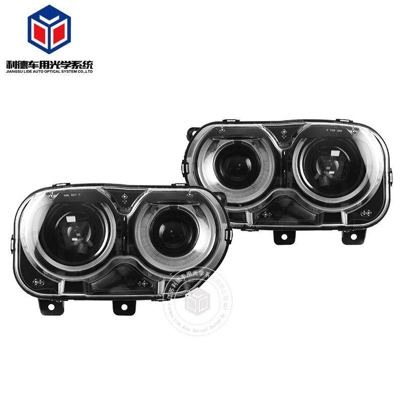 适用于2015+挑战者汽车大灯总成LED光源