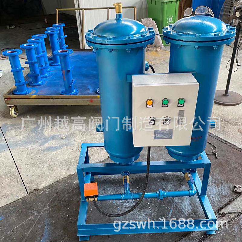 全自动卧式允吸式自清洗过滤器离心式过滤器电动刷式过滤器