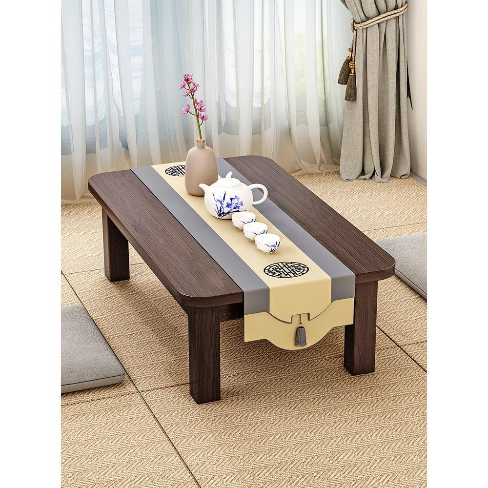 楠竹炕桌家用实木榻榻米小茶几炕上吃饭桌飘窗学习书桌电脑矮桌子
