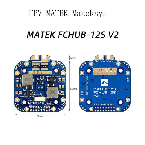 MATEK Mateksys FCHUB-12S V2 5V&12V 440A FPV 穿越机 分电板