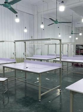 服装裁剪台裁剪桌快递包装打包台制衣厂查货台工厂车间工作台桌子