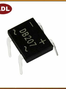 奥德利 DB207 DIP 插件整流桥堆 直插 2A 1000V 大芯片 厂家直销