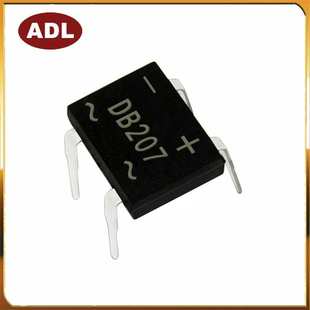 插件整流桥堆 直插 奥德利 大芯片 DIP 1000V 厂家直销 DB207