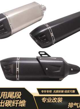 适用于摩托跑车800MT赛600RC390KTM790ADV502XTMAX530改装排气管