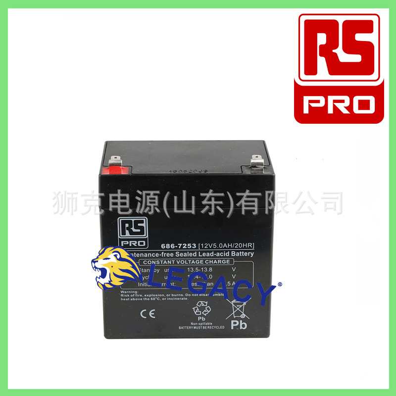 RS PRO蓄电池260-90023 12V40AH/20HR、260-90026 12V17.2AH电瓶
