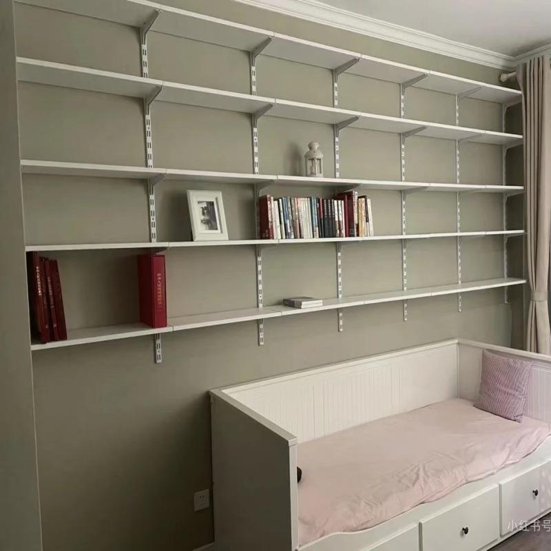 墙面巧收纳开放式墙上书桌书架置物架超市货架商用储藏室八百库