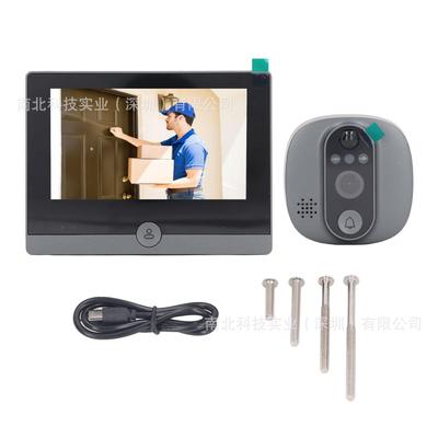 200万像素涂鸦wifi猫眼 智能无线门铃 手机远程可视对讲拍照录像