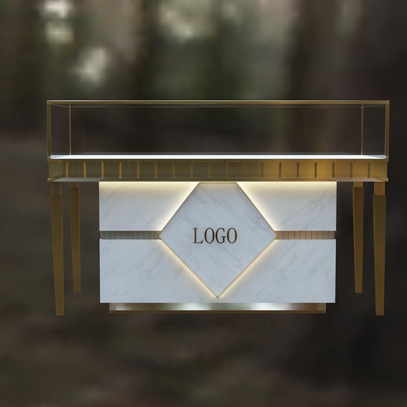 玻璃展示柜商场珠宝柜台翡翠玉器柜蜜蜡字画展厅博物馆柜古董柜