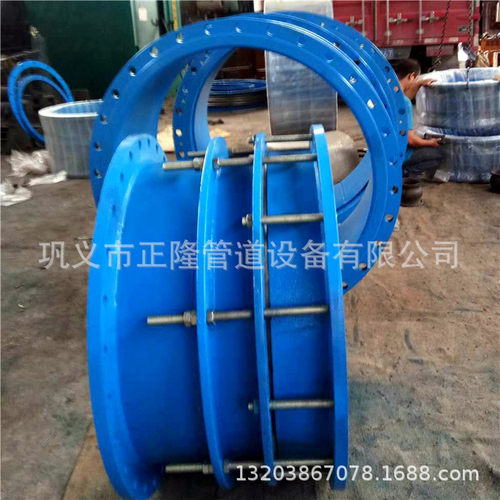 直供 B2F补偿器 600限位伸缩管道限位伸缩器 过水刚性传力接头价