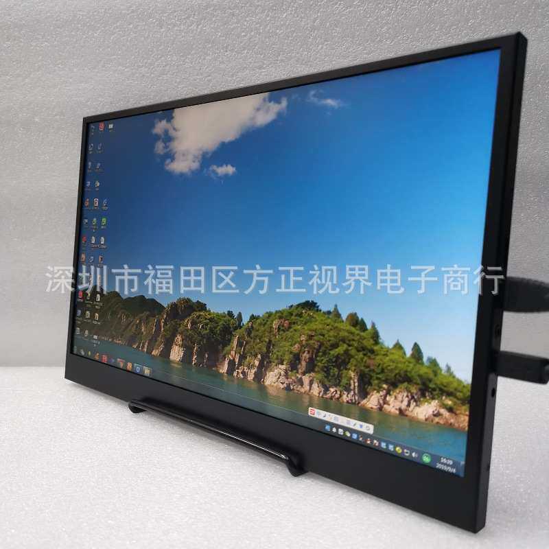 14寸便携显示器HD监视器S34 xbox360树莓派USB5V供电 游戏显示器