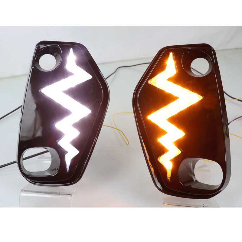 适用于丰田21款亚洲狮日行灯流水转向灯前雾灯日间行车灯改装