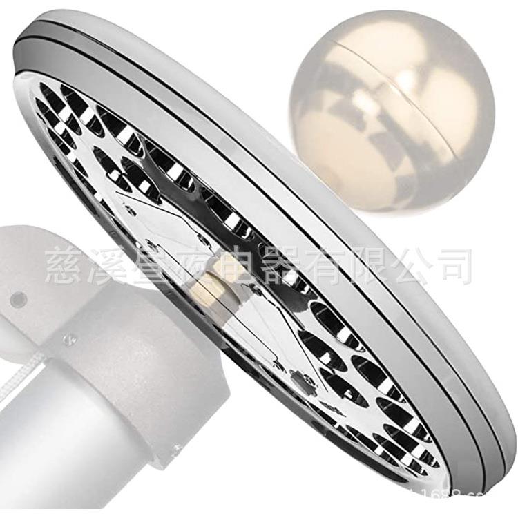 新款48LED电镀户外太阳能旗杆灯 旗帜灯 国旗灯 野营伞顶灯帐篷灯