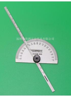进口英国KENNEDY 150mm 6寸量角器式深度尺 角尺 KEN-518-3450K