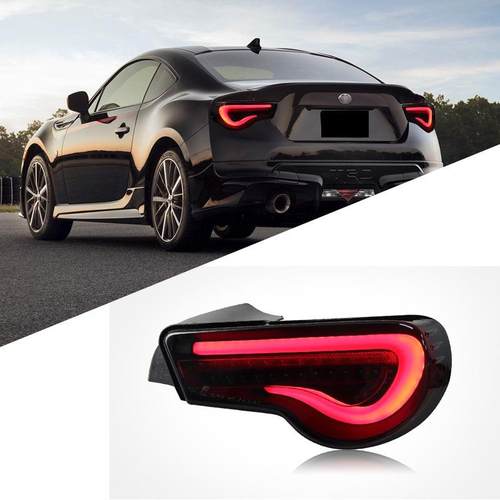 适用于丰田GT86尾灯总成斯巴鲁BRZ改装LED行车灯刹车灯流光转向灯