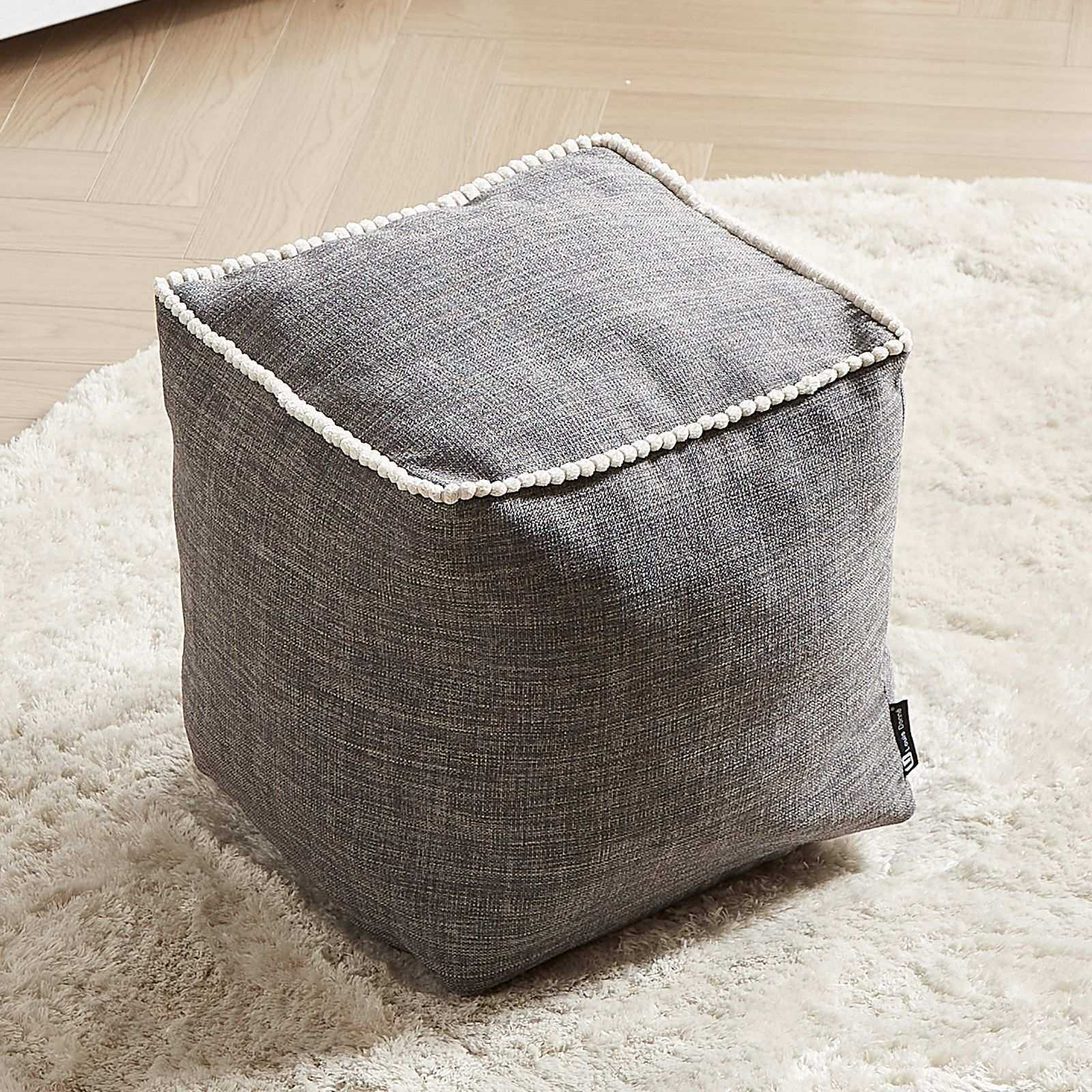 布艺收纳脚踏套简约风格方形沙发搁脚凳垫脚蹬可填充收纳物品,模玩/动漫/周边/娃圈三坑/桌游,模型制作工具/辅料耗材,淘宝优惠券,粉丝福利购,淘宝优惠卷