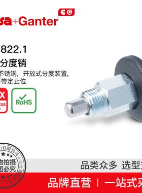 Elesa Ganter伊莉莎冈特 GN 822.1迷你分度销开放式分度装置