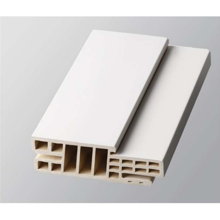 E120 新款现代简约平开门 WPC门套木塑线条 防腐蚀防变形地脚线