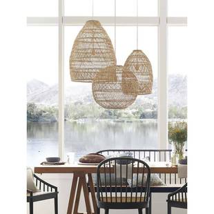 藤编灯具 店东南亚风格 日式 吊灯北欧藤艺客厅卧室餐厅民宿吧台服装