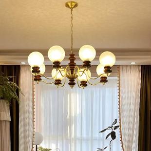 法式 复古卧室灯具 中古客厅魔豆吊灯侘寂风vintage餐厅灯南洋美式