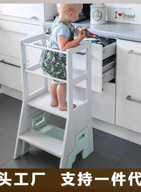 learning tower 洗漱踏脚增高带凳学习塔 儿童洗手凳宝宝洗手台阶