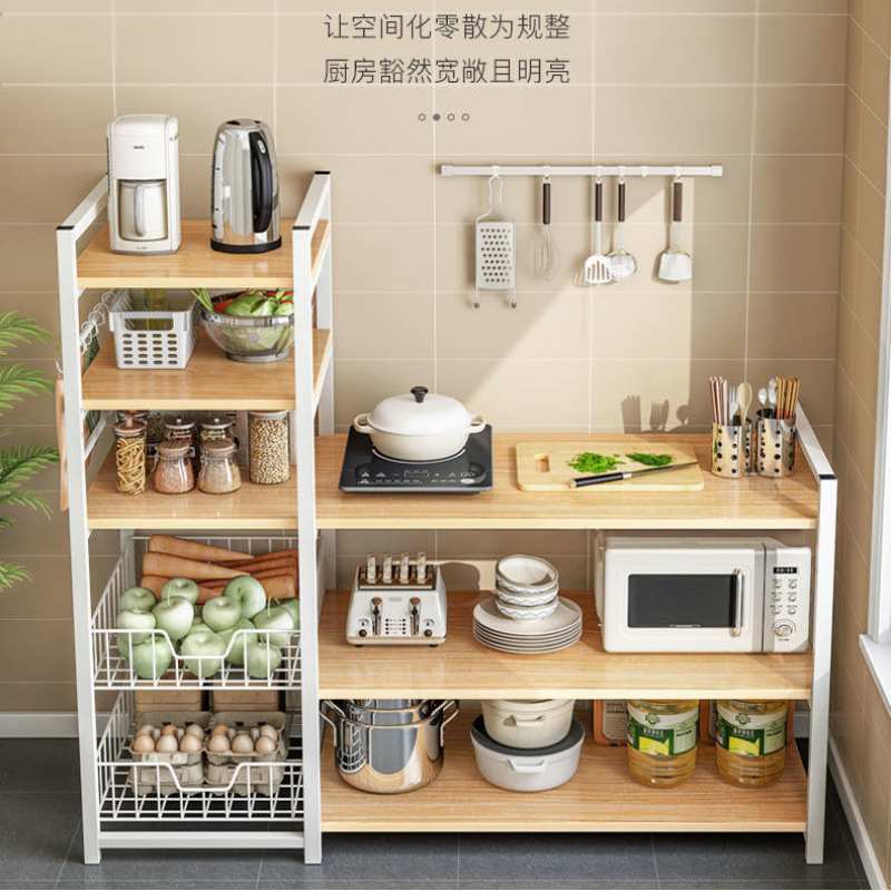 厨房小桌台多功能切菜桌简易长方吃饭桌子边几折叠侧边桌厨房用新