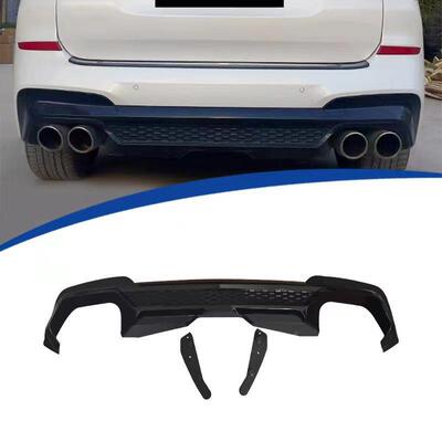 适用于2017-2021款X3宝马G01改X3M款后唇 原车替换安装