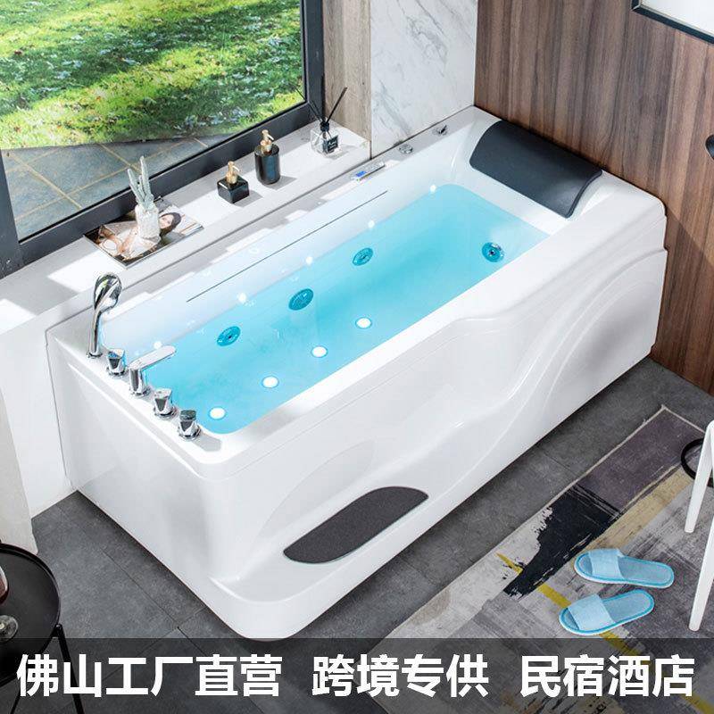 浴缸亚克力恒温冲浪按摩酒店浴缸家用洗澡浴缸日式深泡浴缸小户型