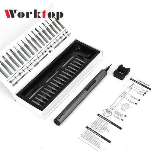 巴酷Worktop电动螺丝刀套装Y型0.6起子批头手机眼镜工具USB充电