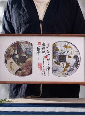 普洱茶双饼礼盒200357克2饼装实木沙比利通版包装盒空盒展示