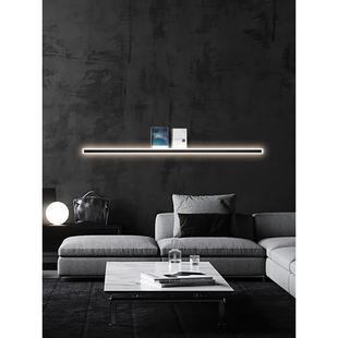 极简长条壁灯现代简约一字线形轻奢横向客厅沙发背景墙卧室床头灯