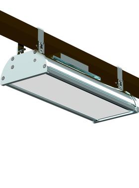 长条形冷库led防爆灯地铁灯机场隧道区间照明漫反射式18W地道灯